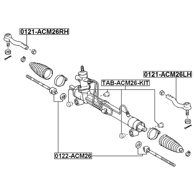 Сайлентблок рулевой рейки (комплект) preview 2