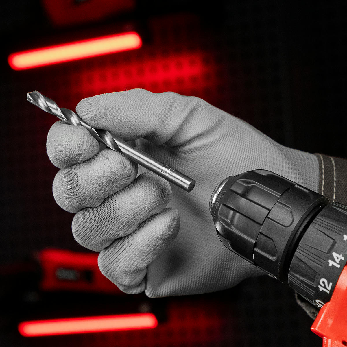 Набор сверл по металлу 1-10мм, (металл. коробка) 19шт. цил. хвостовик MATRIX preview 12