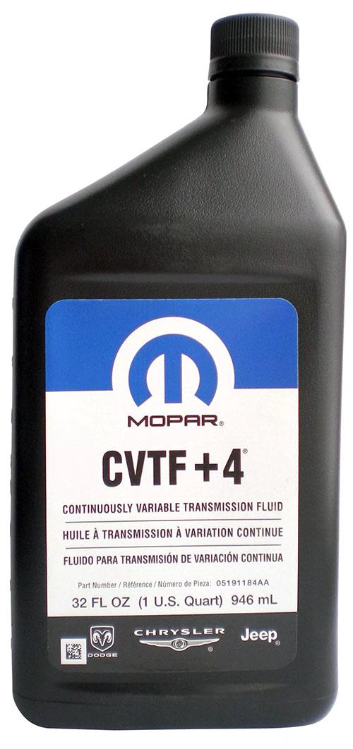 Масло трансмиссионное MOPAR CVTF +4 0.946л preview 1