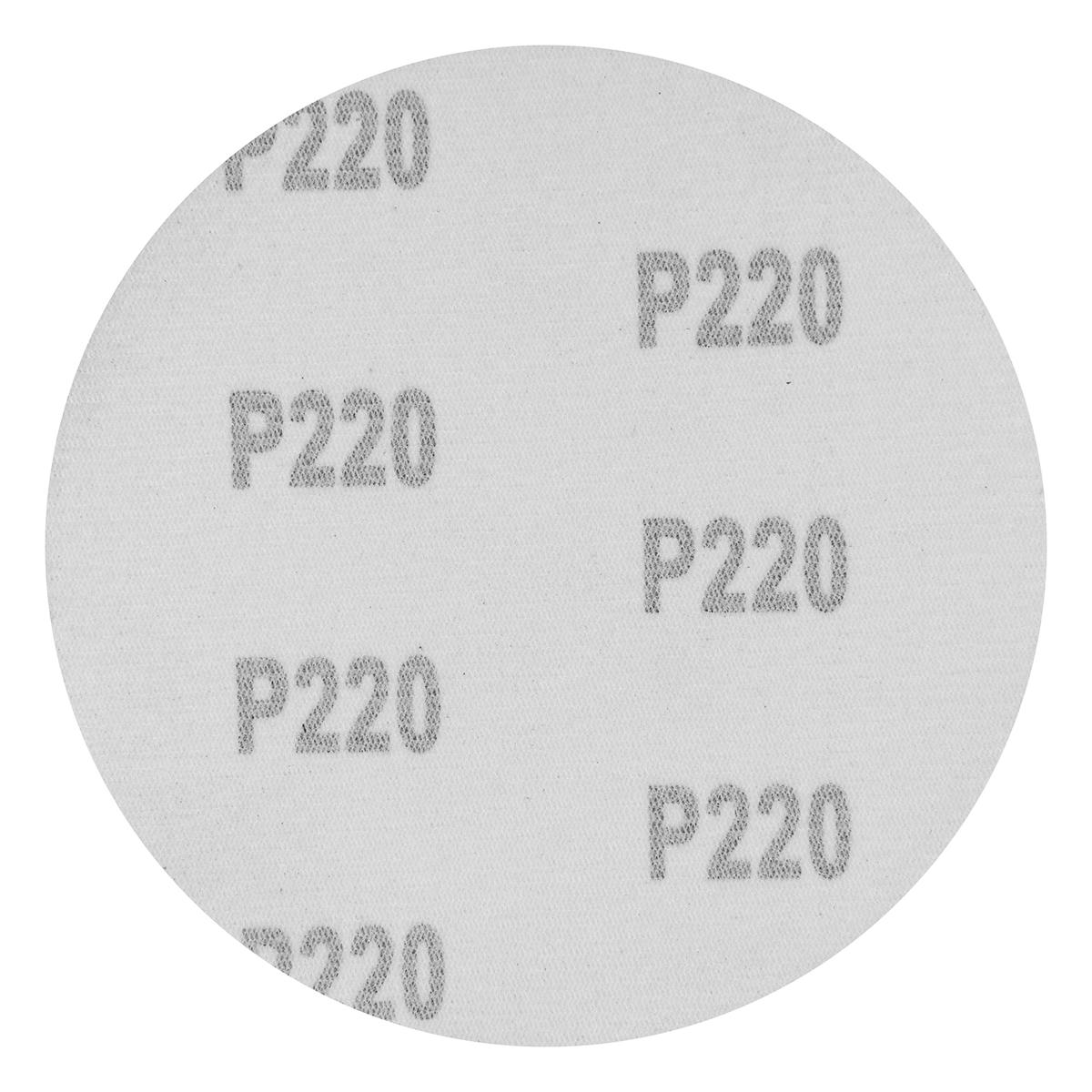 Круг абразивный на ворсовой подложке под "липучку", P 220, 125 мм, 10 шт. MATRIХ preview 2