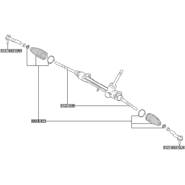 НАКОНЕЧНИК РУЛЕВОЙ ЛЕВЫЙ, шт preview 2