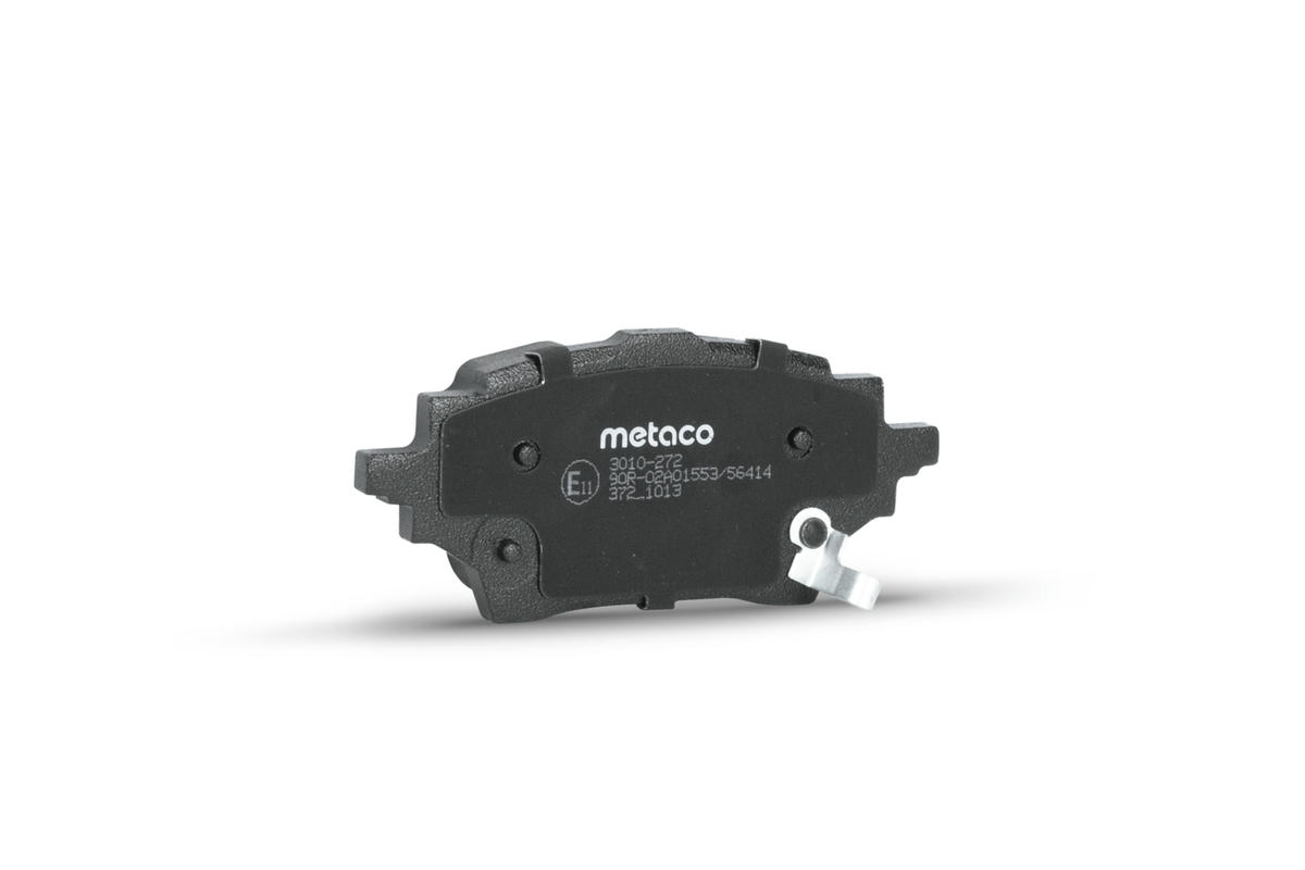 Колодки тормозные задние к-кт metaco 3010-272 preview 4