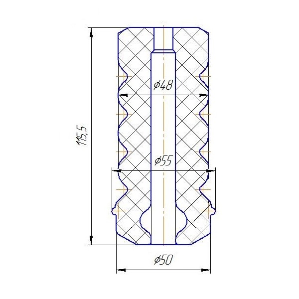 Отбойник амортизатора TRIALLI BC 0186 preview 2