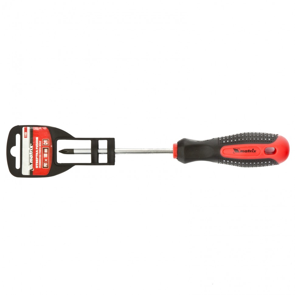 Отвертка крестовая MATRIX Fusion PH1х100мм CrV preview 1