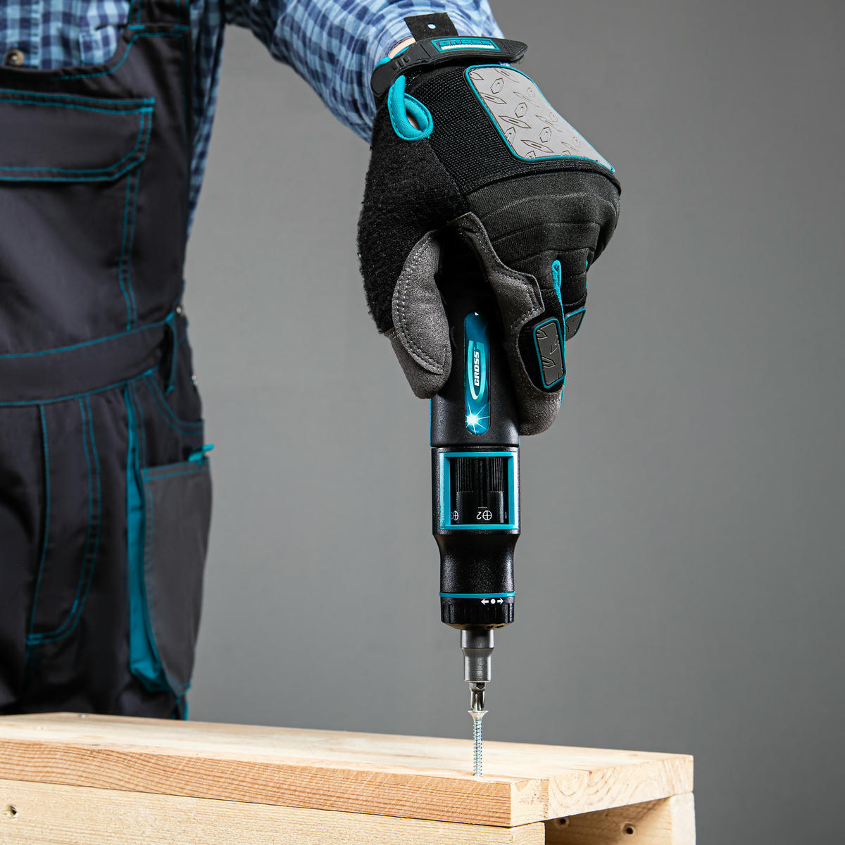 Отвертка реверсивная с револьверным механизмом, 11 шт. GROSS preview 5