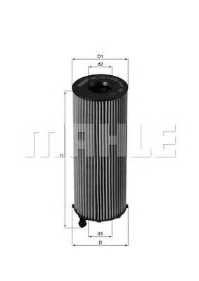 Фильтр масляный MAHLE OX 1963 D preview 1