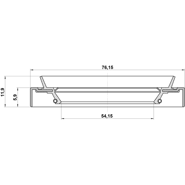 Сальник ступицы FEBEST 95HDS-56760612X preview 2