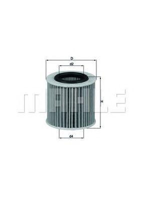 Фильтр масляный MAHLE OX 360 D preview 1