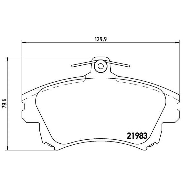 Колодки тормозные передние к-кт TRIALLI PF 4298 preview 2