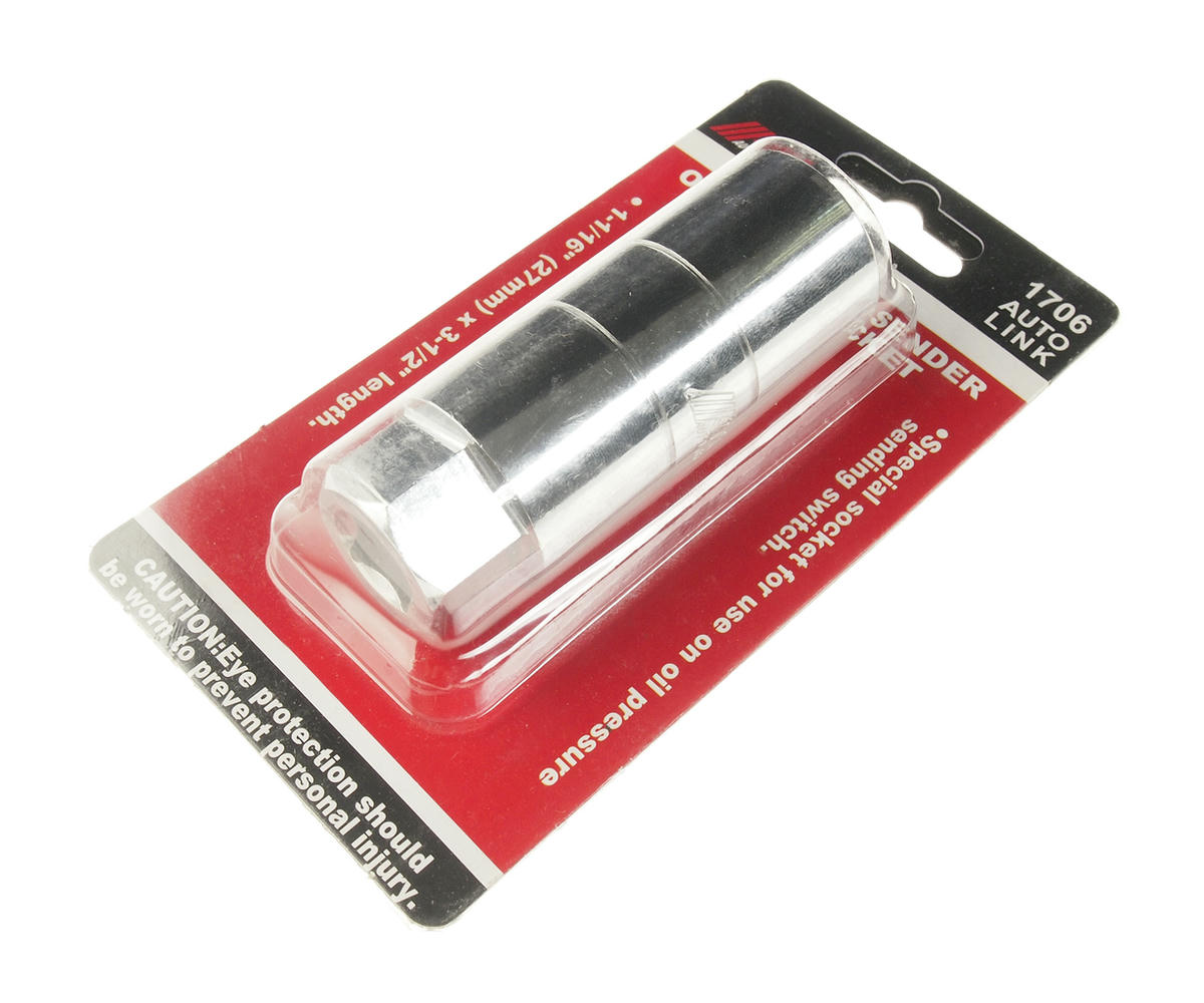 Головка для датчика давления масла (27мм) GM 2.0, 2.3, 2.5, 2.8, 3.0L JTC /1 preview 2