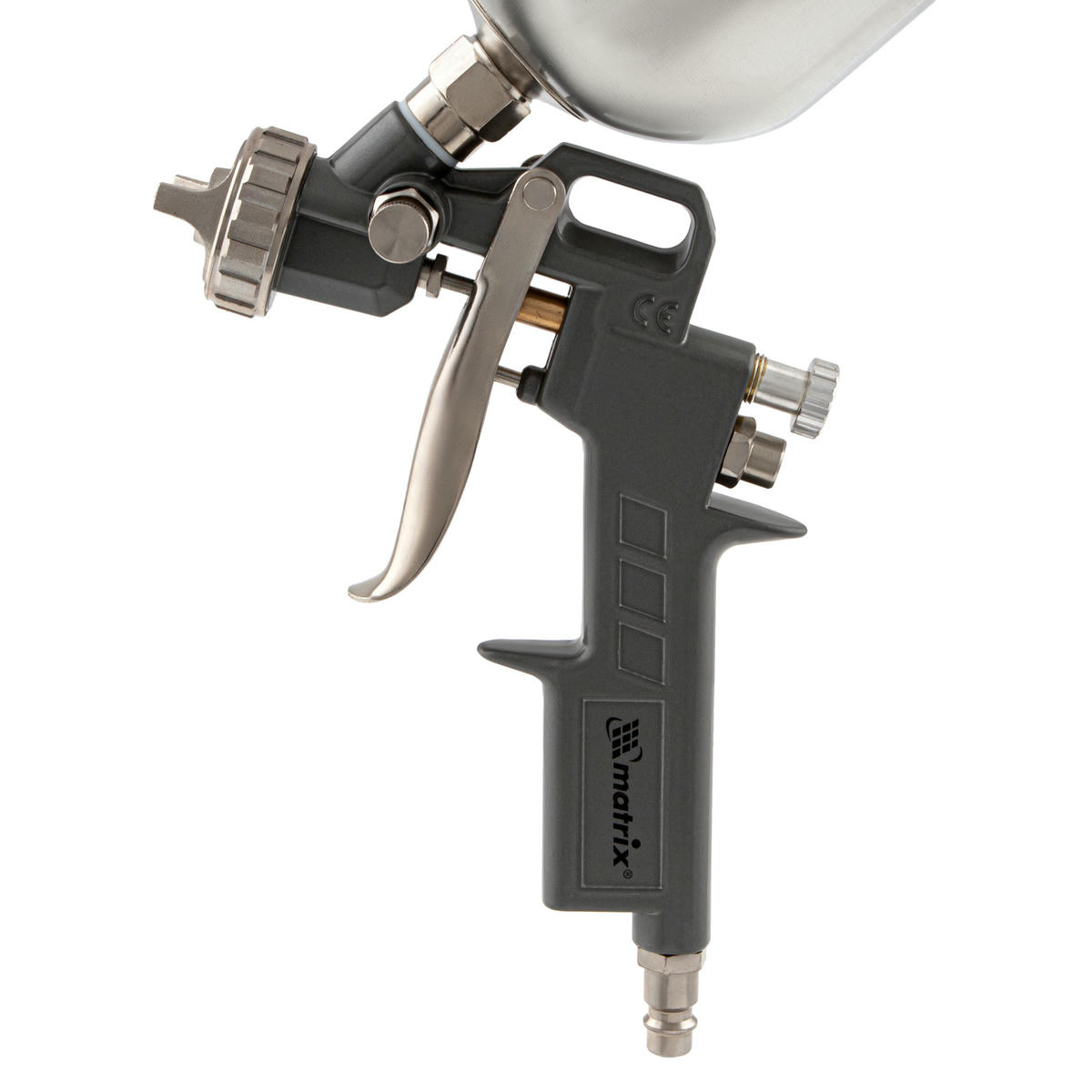 Краскопульт MATRIX с в/б V=0,6л + сопла диаметром 1.2, 1.5 и 1.8мм preview 5