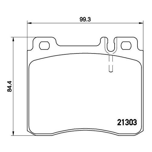 Колодки тормозные передние к-кт TRIALLI PF 4281 preview 2
