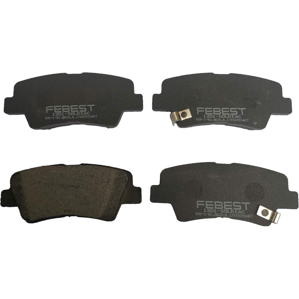 Колодки тормозные задние дисковые к-кт FEBEST 1201-SOLR preview 1
