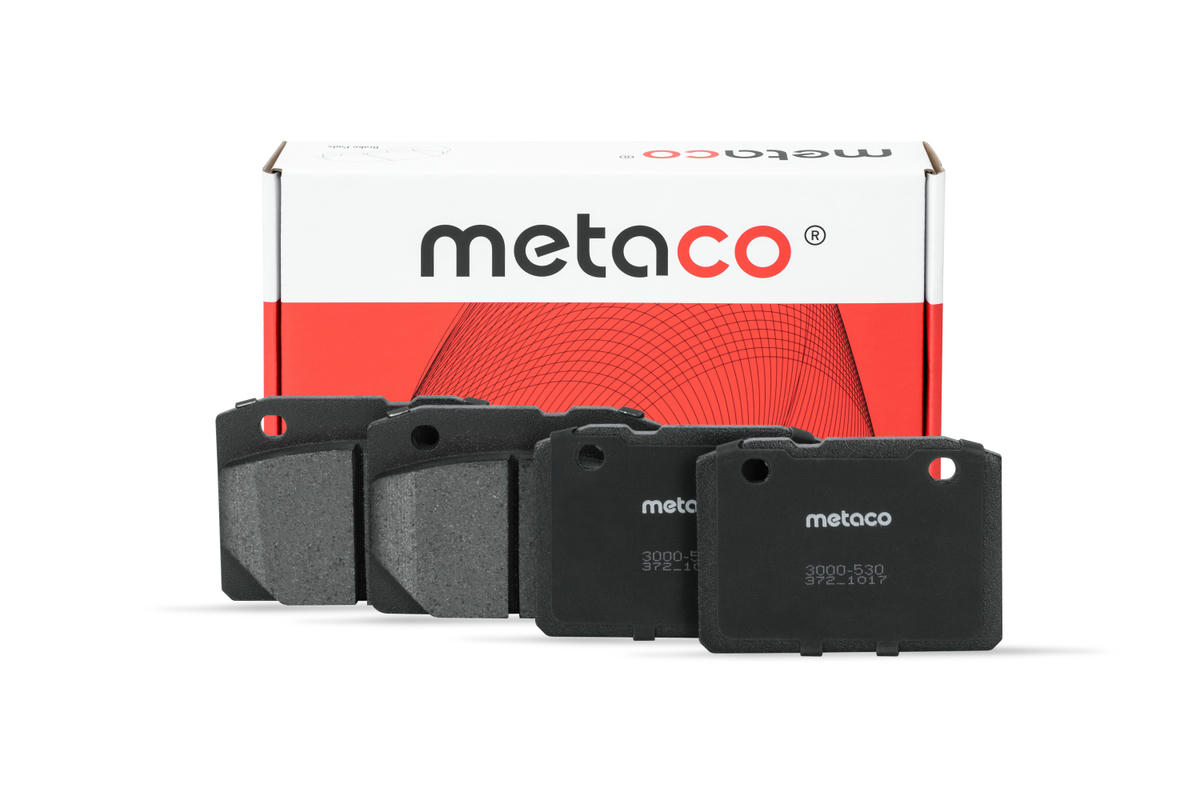 Колодки тормозные передние к-кт metaco 3000-530 preview 1