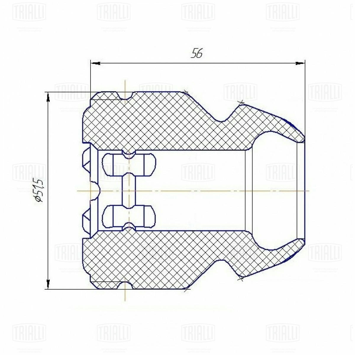 Отбойник амортизатора TRIALLI BC 0832 preview 2