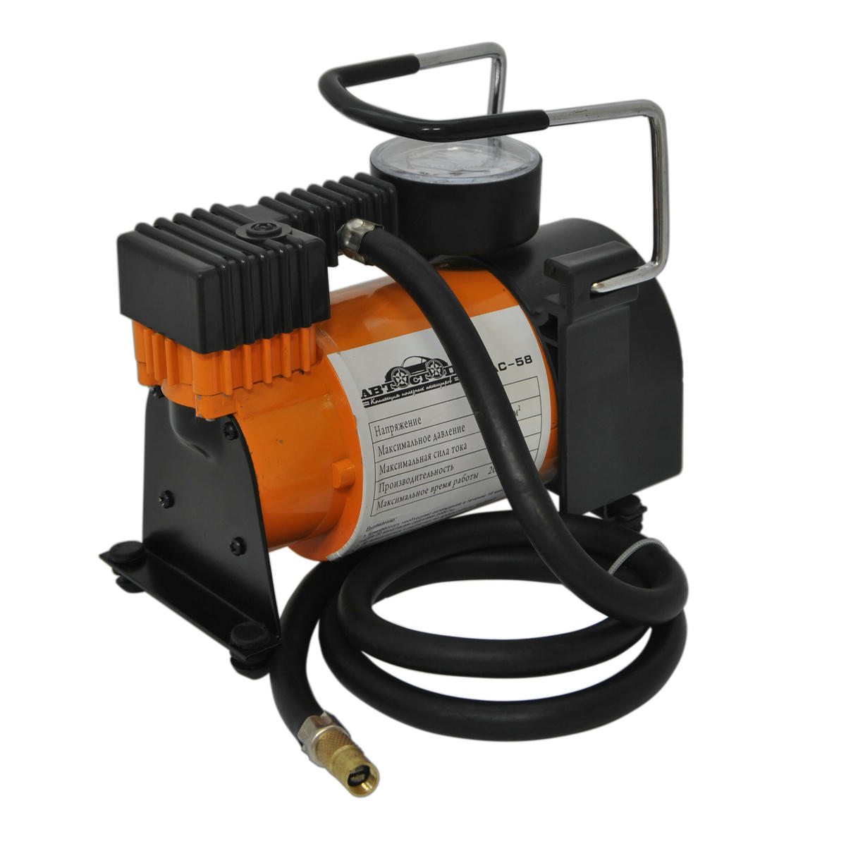 Компрессор автомобильный AC-58 Автостоп 120w.14A.35л/мин preview 3