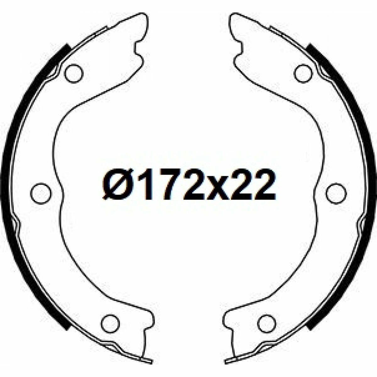 Колодки ручного тормоза к-кт TRIALLI GF 4616 preview 3