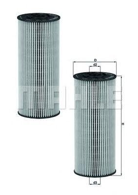 Фильтр масляный MAHLE OX 137 D1S preview 1