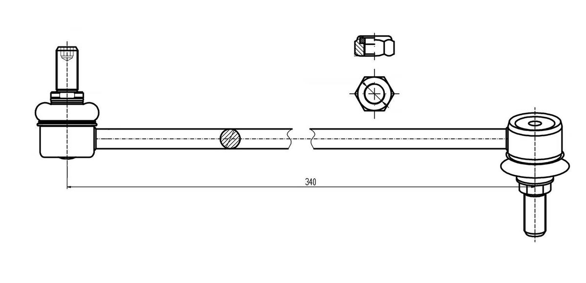Стойка переднего стабилизатора TRIALLI SP 0815 preview 3