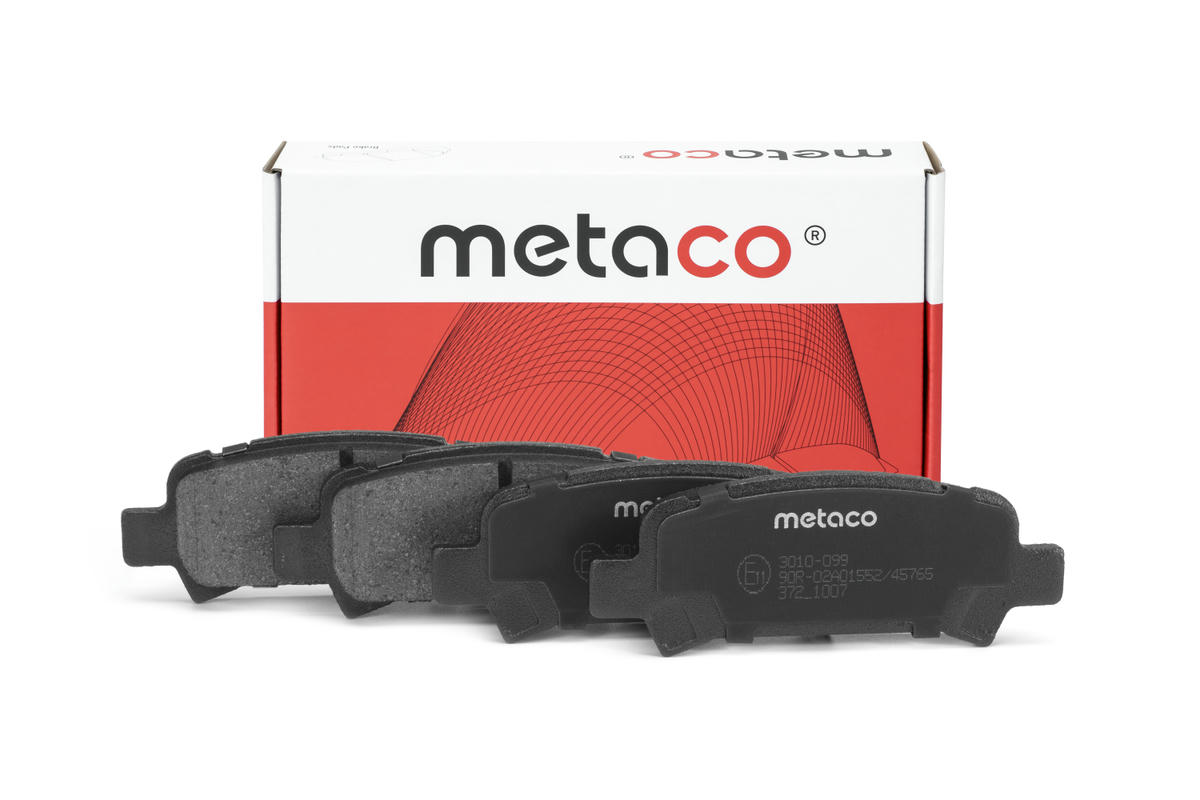 Колодки тормозные задние дисковые к-кт metaco 3010-099 preview 1