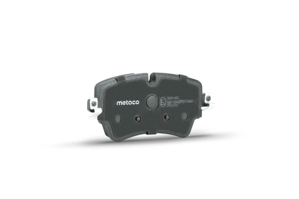 Колодки тормозные передние к-кт metaco 3000-431 preview 2