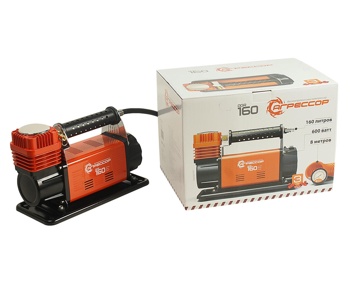 Компрессор автомобильный Агрессор 160л/мин AUTOPROFI preview 1