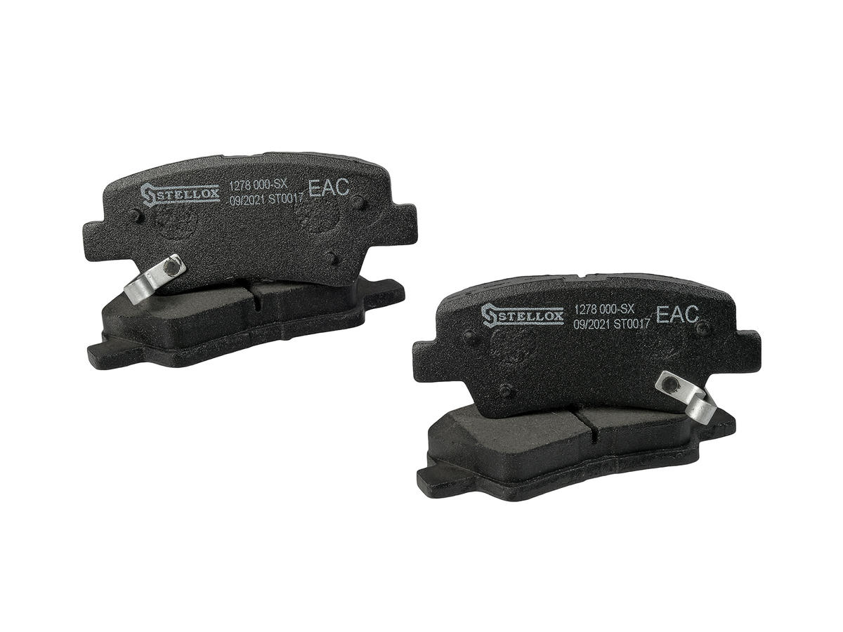 1278 000-SX_колодки тормозные! Hyundai Sonata NF 04>/Tucson 08>, KIA Sportage 08> preview 2