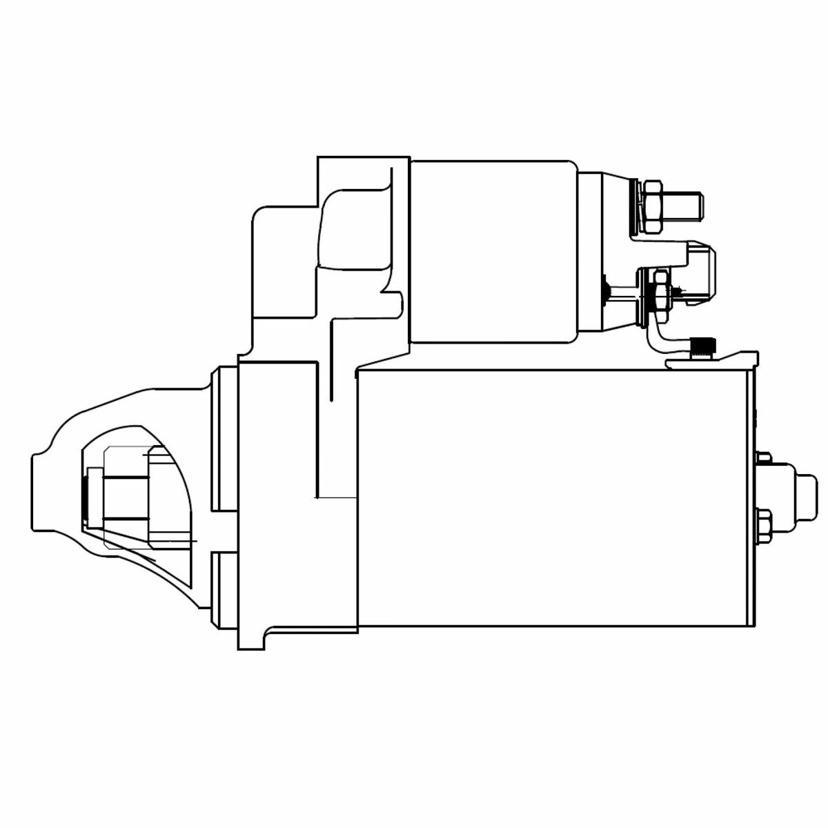 Стартер для а/м BMW 5 F10 (10-)/3 F30 (12-)/X3 F25 (11-) 2.0i MT 1,7кВт (LSt 2608) preview 6