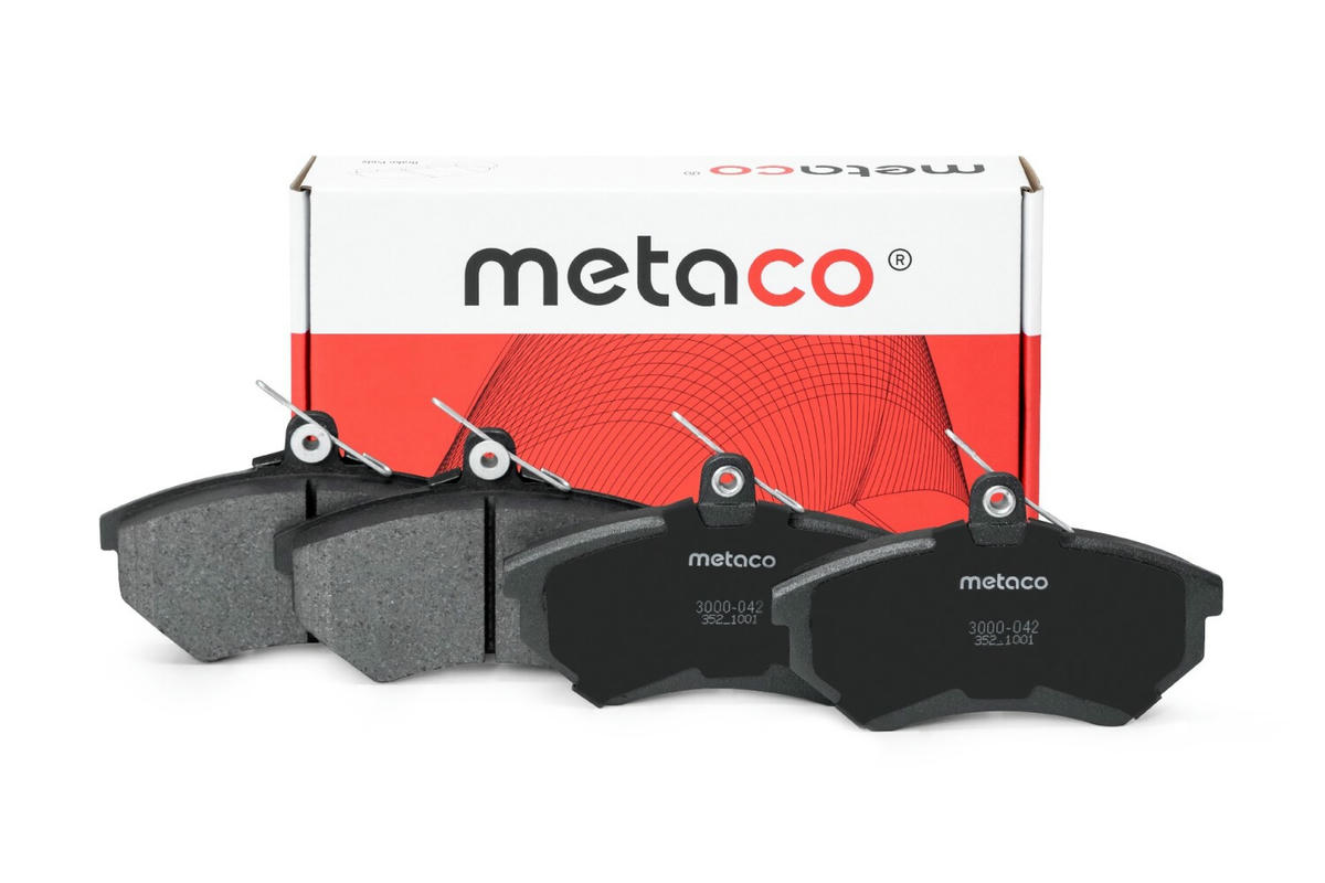 Колодки тормозные передние к-кт metaco 3000-042 preview 1