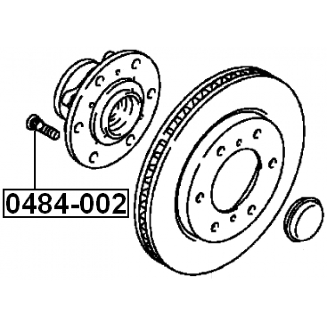 Шпилька колеса FEBEST 0484-002 preview 2