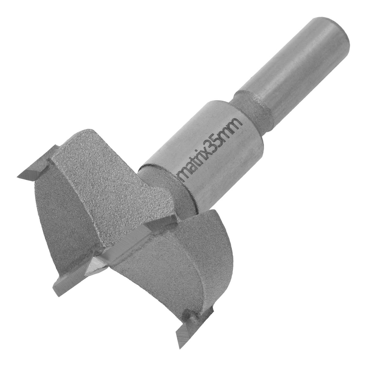 Сверло Форстнера по дереву 35мм твердоспл. пластины, цилиндрический хвостовик MATRIX preview 1