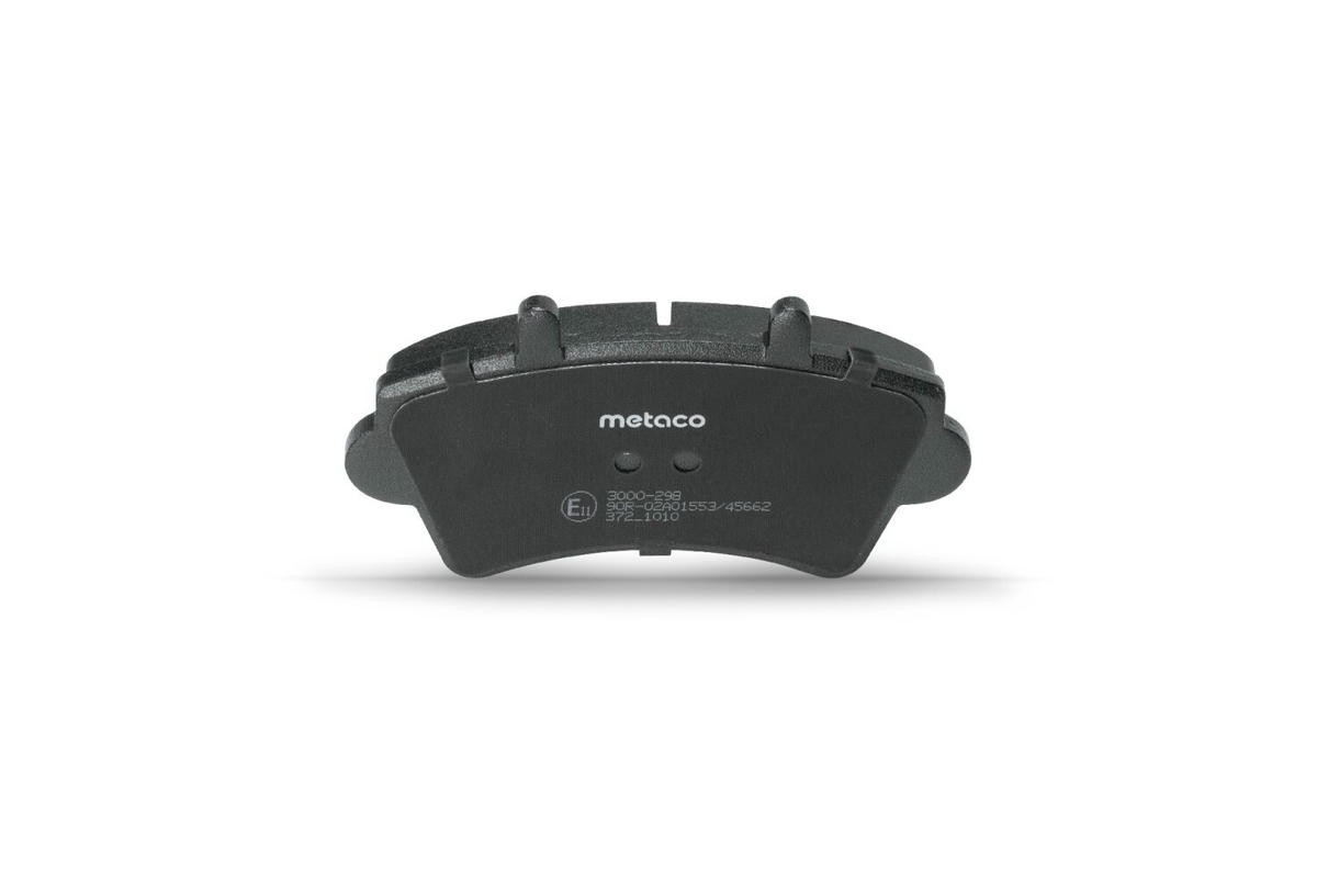 Колодки тормозные передние к-кт metaco 3000-298 preview 4
