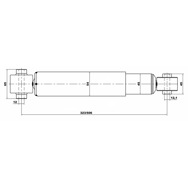Амортизатор задний FEBEST 24650921R preview 2