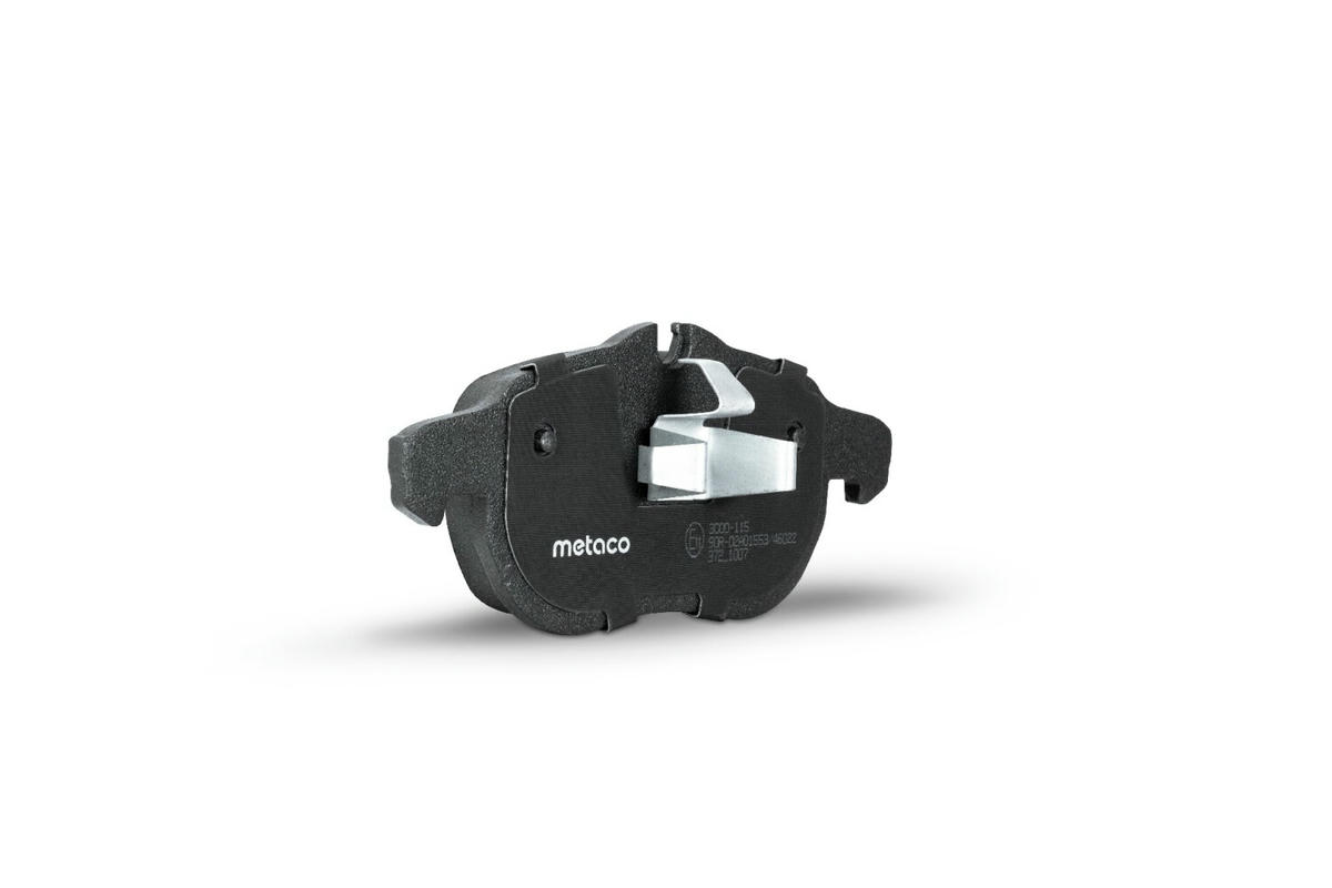 Колодки тормозные передние к-кт metaco 3000-115 preview 2