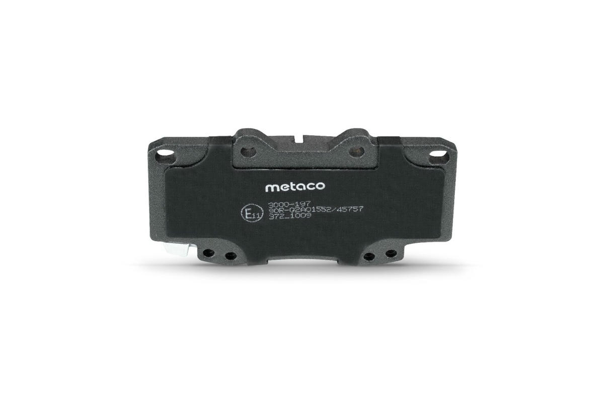Колодки тормозные передние к-кт metaco 3000-197 preview 6