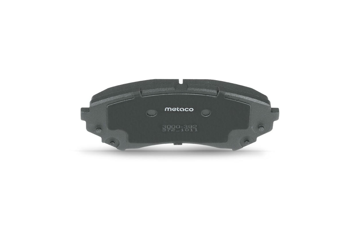 Колодки тормозные передние к-кт metaco 3000-392 preview 5