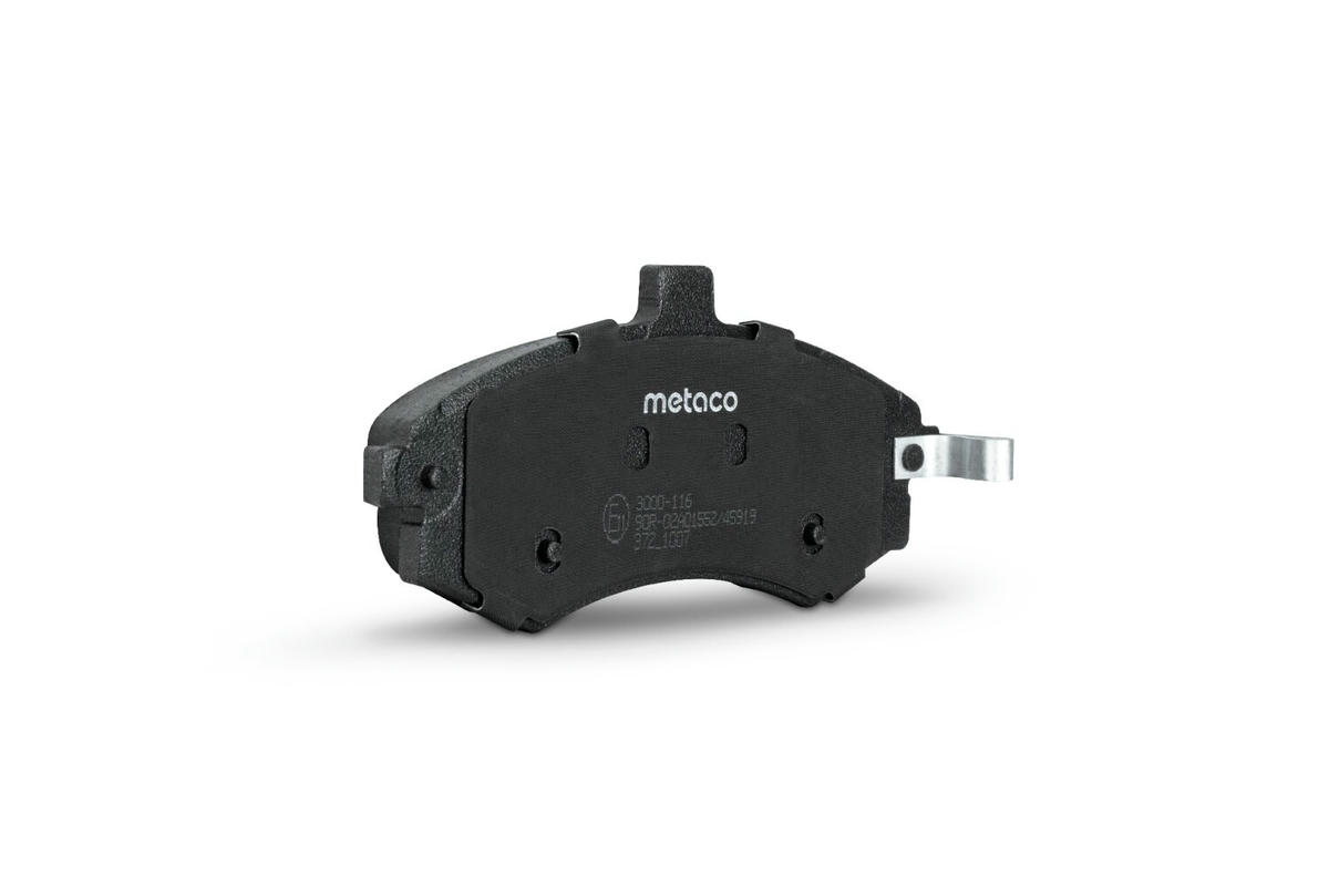Колодки тормозные передние к-кт metaco 3000-116 preview 2