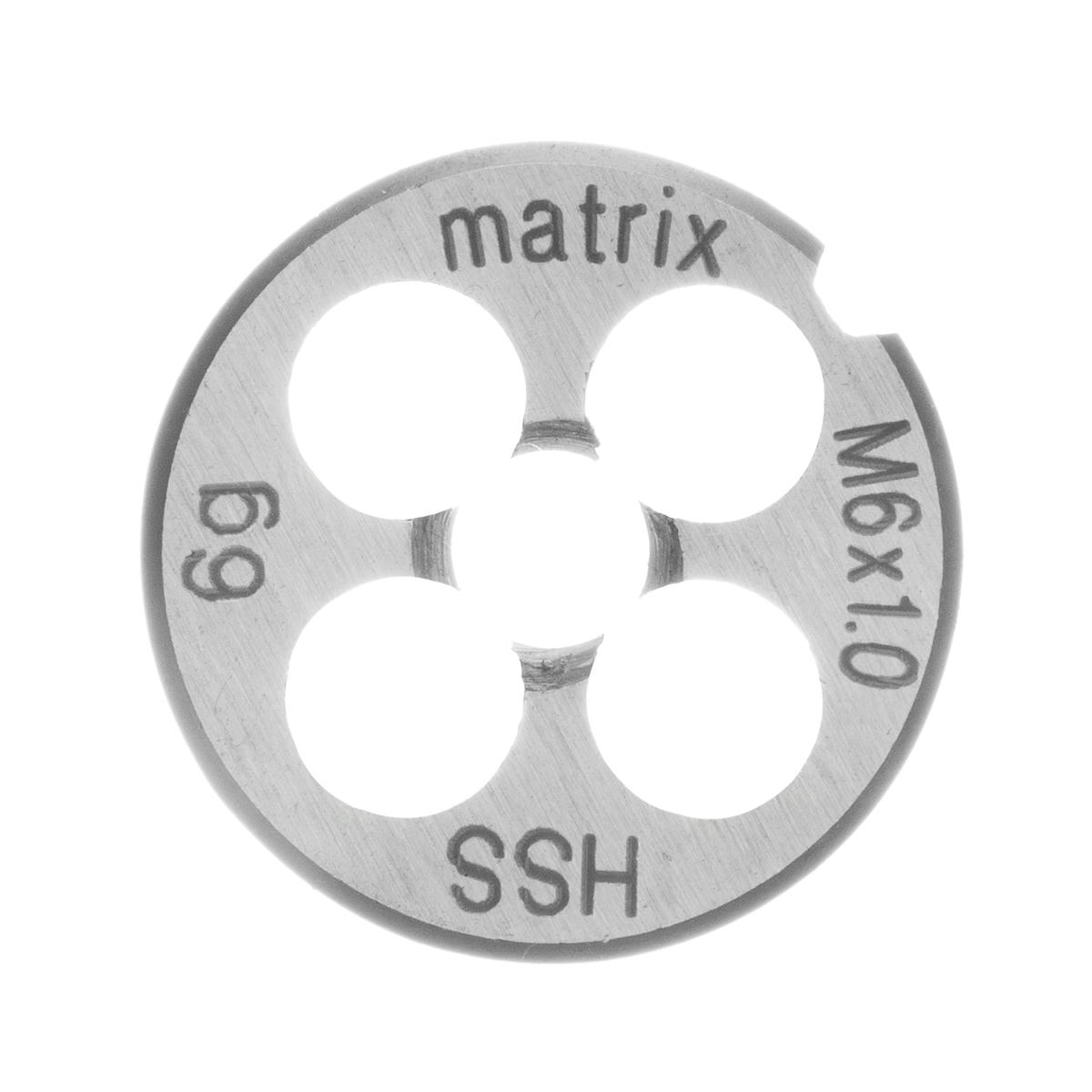 Плашка М6 х 1,0 мм, Р6М5 MATRIX preview 2 Плашка М6 х 1,0 мм, Р6М5 MATRIX preview 2