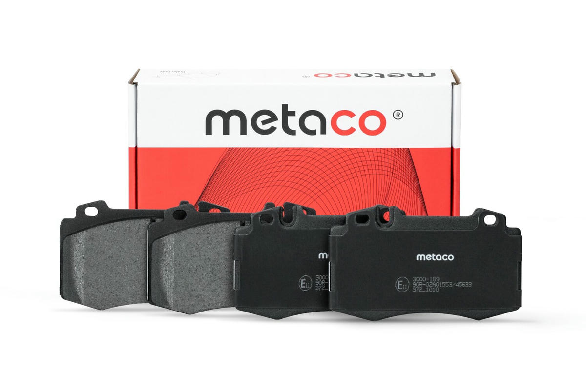 Колодки тормозные передние к-кт metaco 3000-189 preview 1