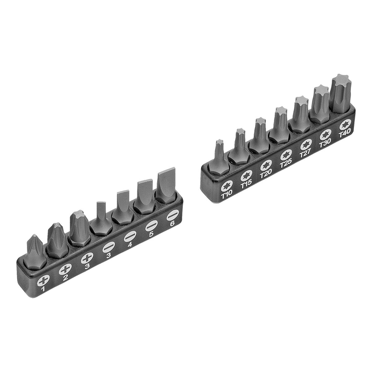 Набор инструмента 1/2" 1/4" пластиковый кейс 76пр. STELS preview 15