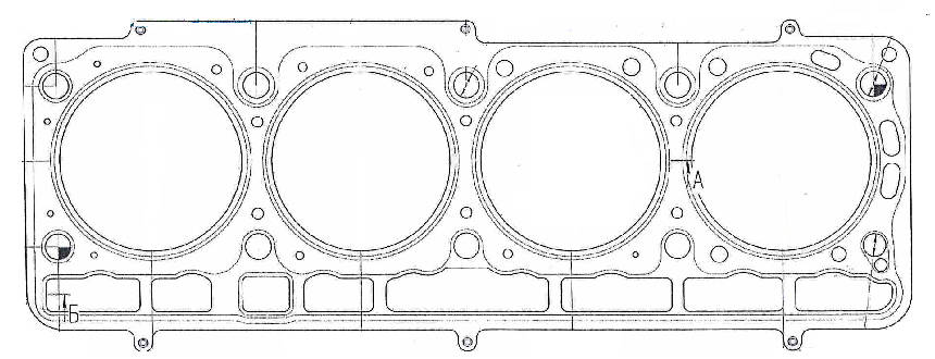 Прокладка ГБЦ для а/м ГАЗель Next (дв. EvoTech 2.7) метал. TRIALLI GZ 101 5004 preview 4