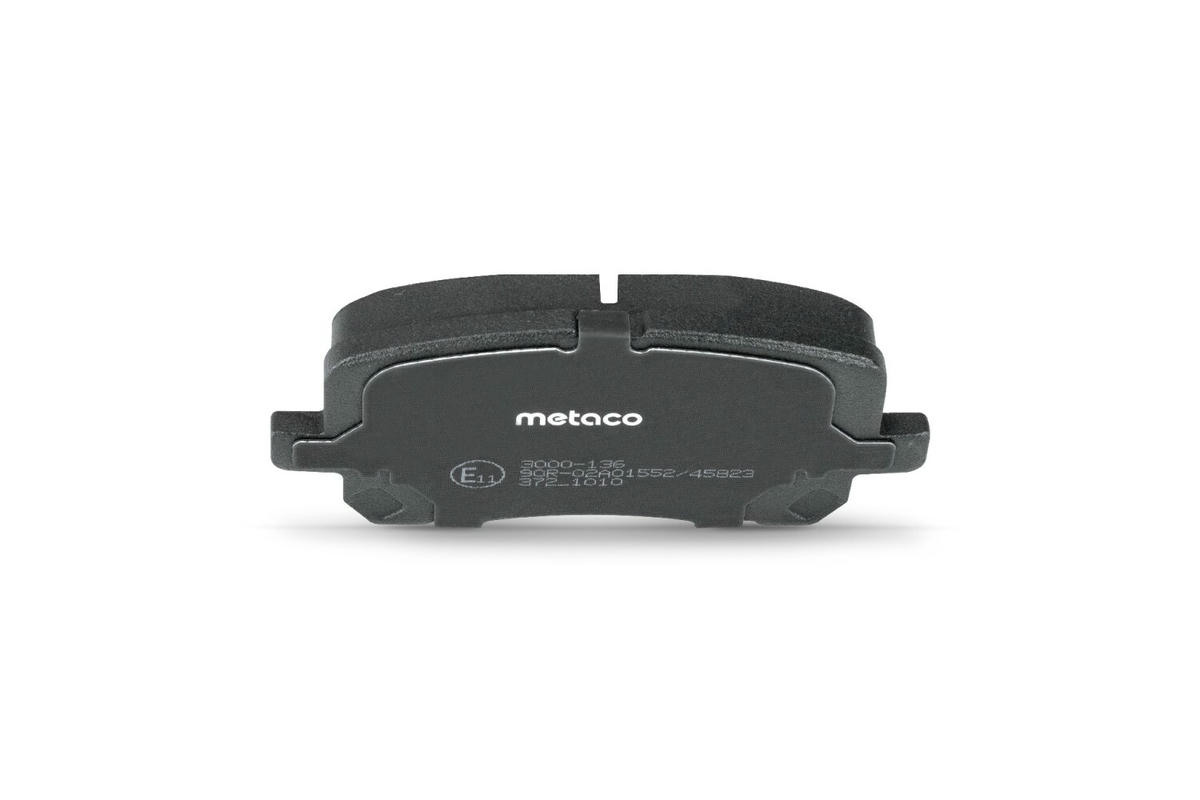 Колодки тормозные передние к-кт metaco 3000-136 preview 4