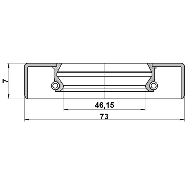 Сальник ступицы FEBEST 95GDY-48730707X preview 2