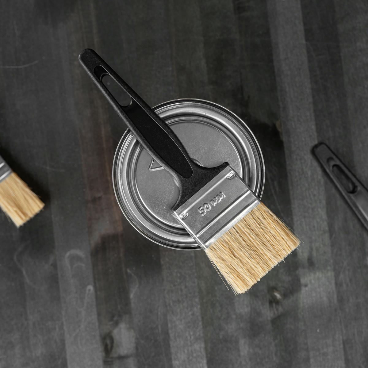 Кисть флейцевая "Стандарт", 50*6, натуральная щетина, пластиковая ручка СИБРТЕХ preview 5