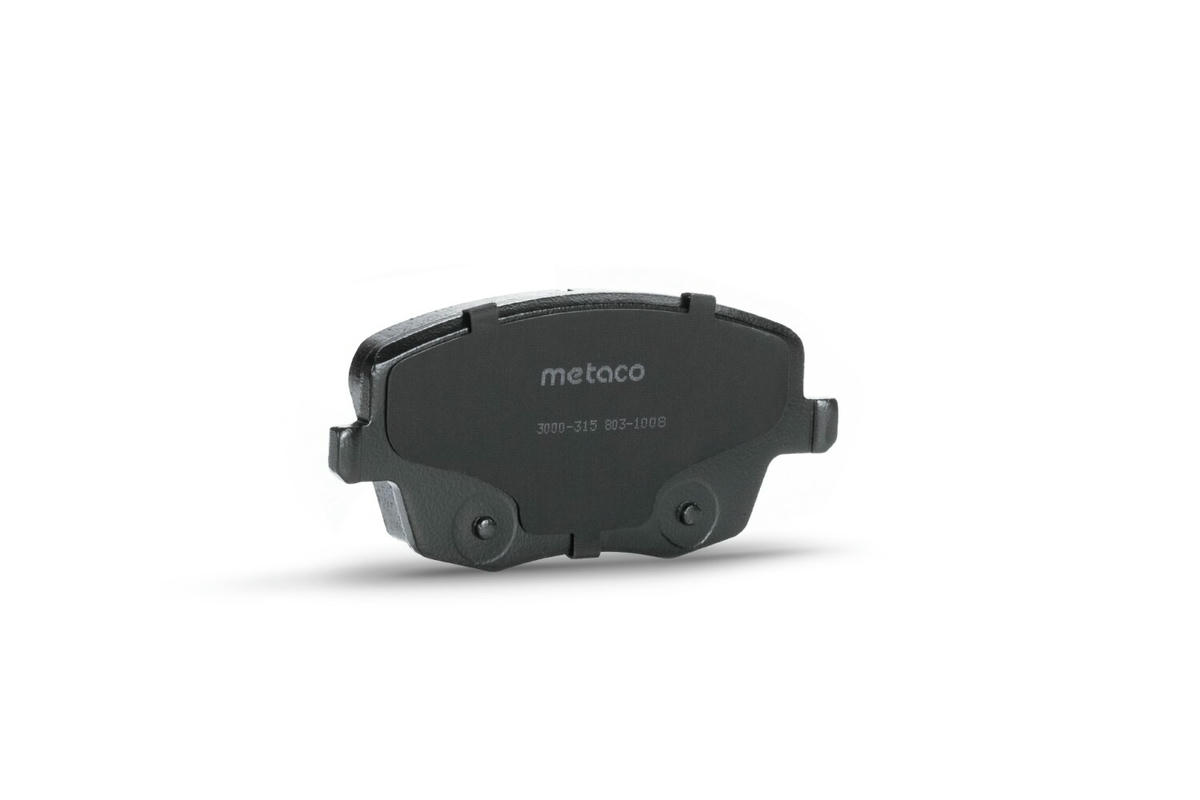 Колодки тормозные передние к-кт metaco 3000-315 preview 2