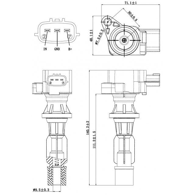 Катушка зажигания FEBEST 05640-003 preview 2