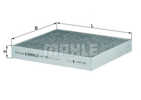 Фильтр салона KNECHT LAK 436 preview 1