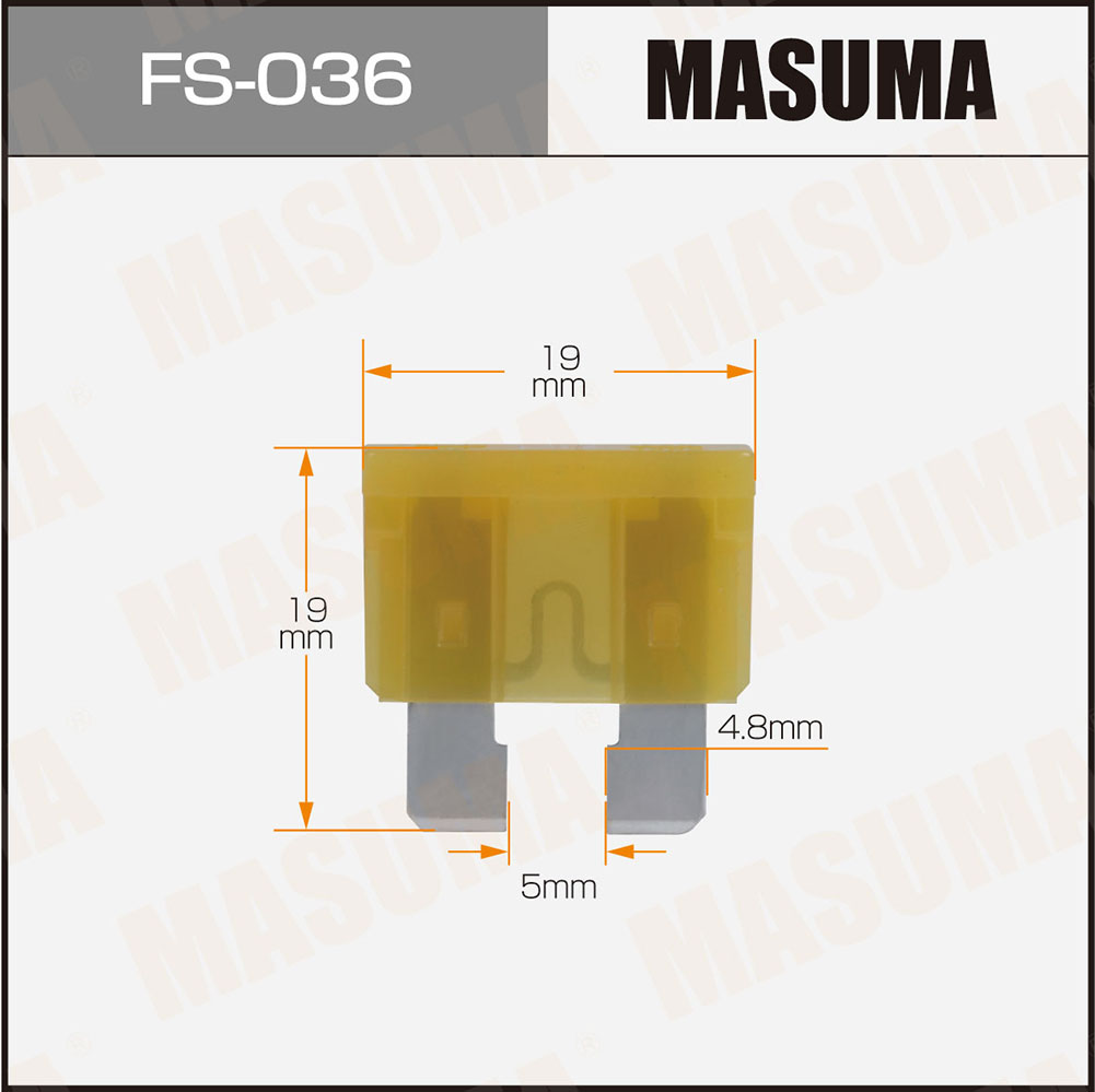 Предохр. Флажковые Стандарт 20А MASUMA FS036 preview 1