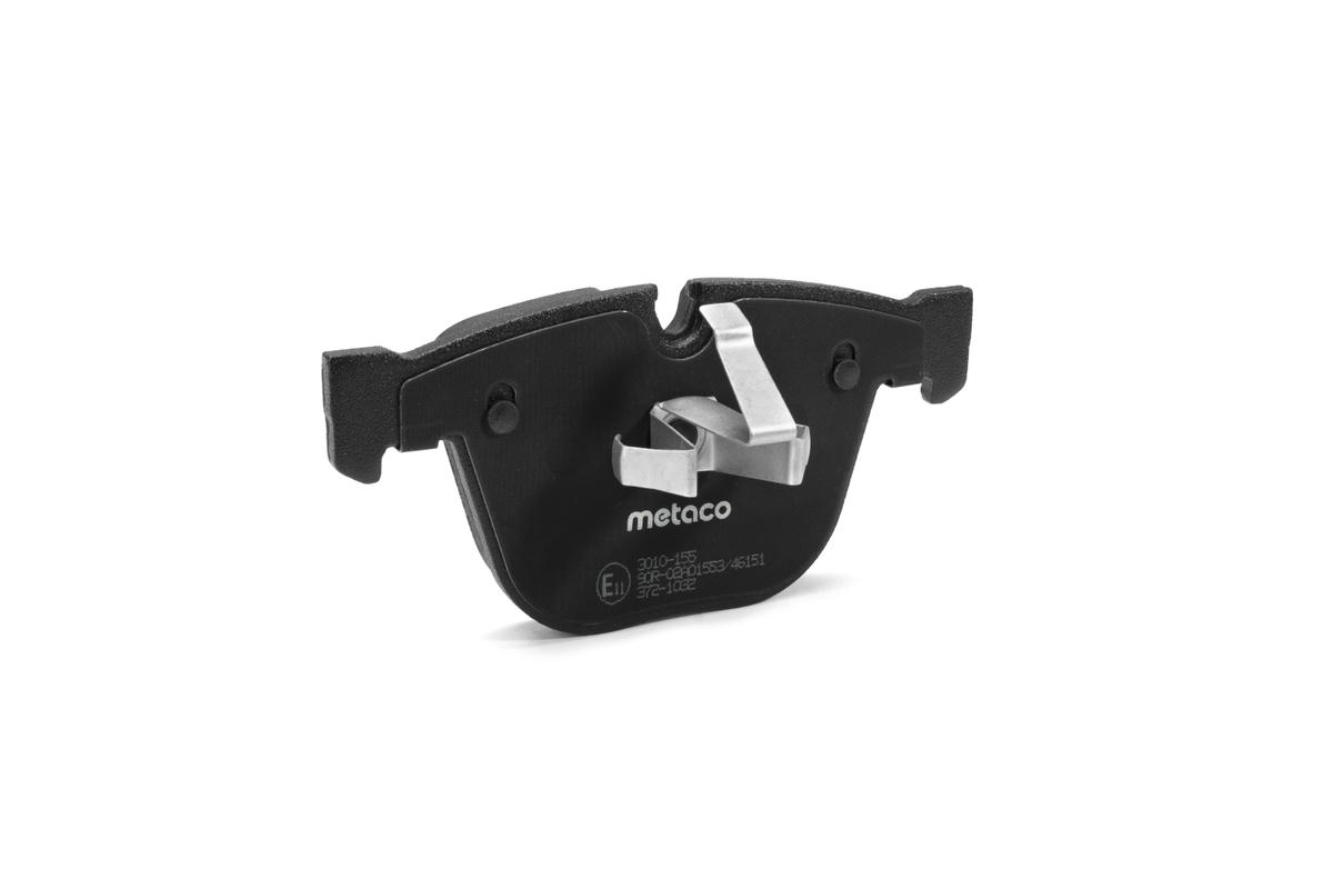 Колодки тормозные задние дисковые к-кт metaco 3010-155 preview 2