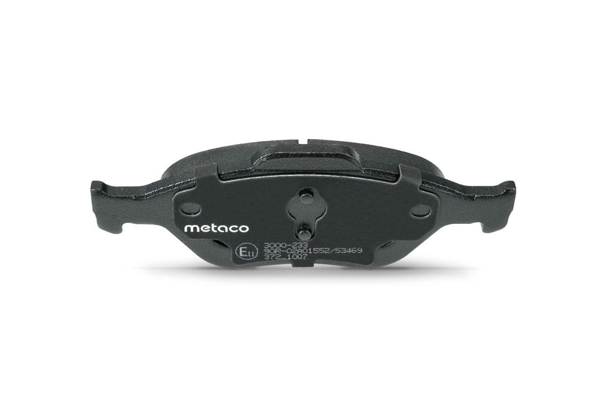 Колодки тормозные передние к-кт metaco 3000-233 preview 5